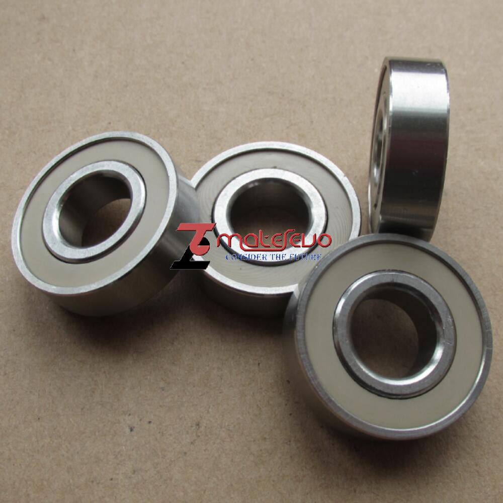 Ceramic Ball Hybrid Bearing 6202-2RS, Si3N4 Ball, PEEK Seals