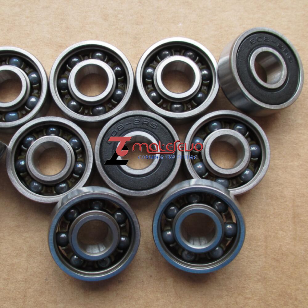 Ceramic Ball Hybrid Bearing 608-2RS, Si3N4 Ball